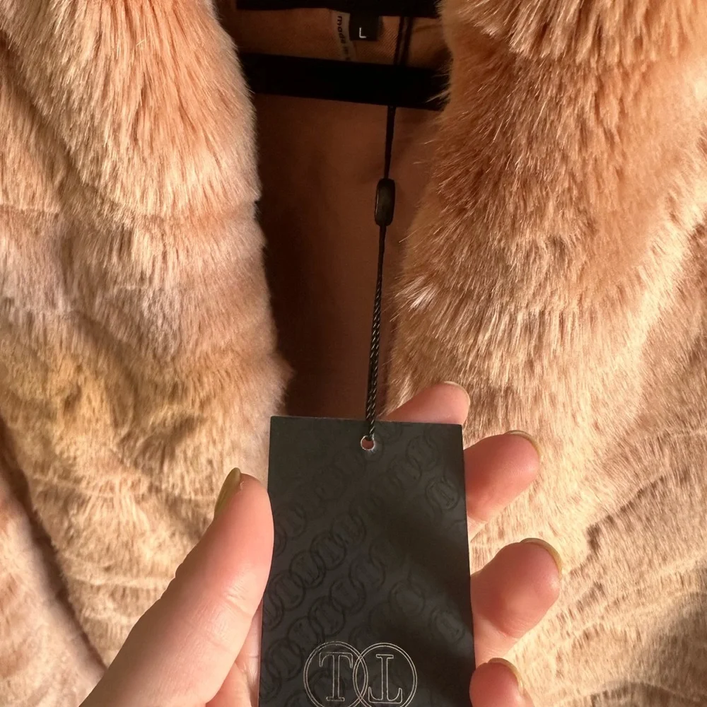 Faux Fur Vest in Pink - Picture 4 of 6